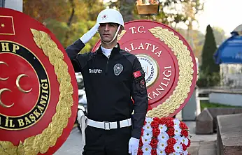 Malatya'da Atatürk, Vefatının 87. Yılında Özlem ve Minnetle Anıldı