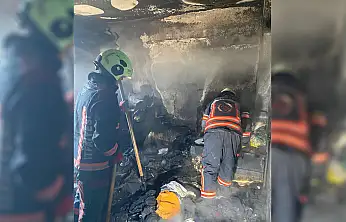 Malatya'da çıkan yangında ev küle döndü