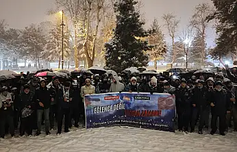 Malatya'da 'Gazze Yanarken Eğlence Masum Değildir' Yürüyüşü