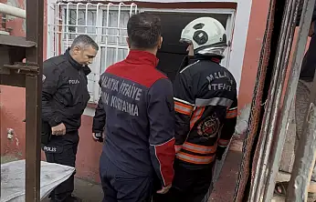 Malatya'da İntihar İhbarı Paniğe Neden Oldu: Ekipler Kapıyı Kırarak Eve Girdi