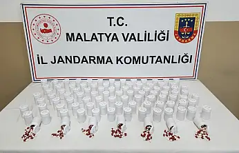 Malatya'da Jandarmadan Narkotik Operasyonu: 5 Bin 561 Sentetik Hap Ele Geçirildi