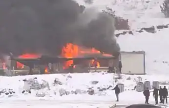Malatya'da Konteyner Yangınları Peş Peşe: Bu Kez TOKİ Şantiyesi