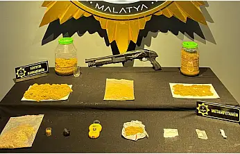 Malatya'da Narkotik Operasyonu: Uyuşturucu ve Silah Ele Geçirildi