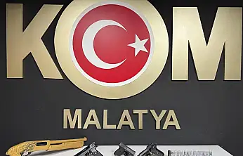 Malatya'da ruhsatsız silah operasyonu: 1 gözaltı