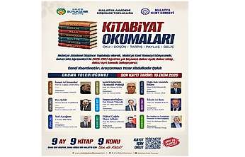 Malatya'da Üniversite Öğrencileri İçin '9 Ay, 9 Kitap, 9 Konu' Programı Başlıyor