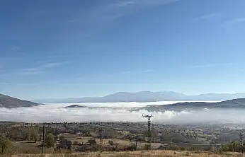 Malatya'da Yoğun Sis Kartpostallık Görüntüler Oluşturdu