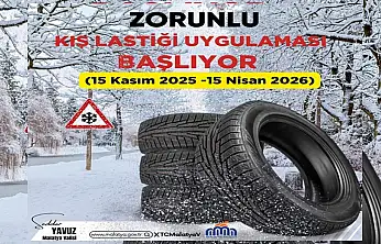 Malatya'da Zorunlu Kış Lastiği Dönemi Başlıyor