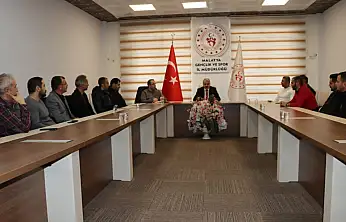 Malatya Gençlik ve Spor İl Müdürlüğü'nde Sportif Faaliyetler İçin Güvenlik ve Hizmet Kalitesi Toplantısı