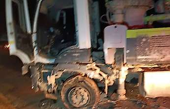 Malatya-Hekimhan Yolunda Feci Kaza! Cip Karşı Şeride Savruldu