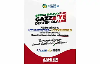 Malatyalılardan Gazze'ye 11 Milyon 965 Bin TL'lik Dayanışma Desteği