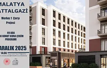 Merkez 1 Çarşı Projesi'nde 130 Konut İçin Kura Bugün Çekiliyor