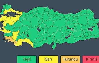 Meteorolojiden 11 il için sarı ve turuncu kodlu uyarı