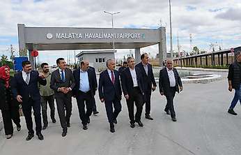 Milletvekili Tüfenkci, Yeni Malatya Havalimanında İncelemelerde Bulundu