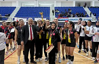 Okul Sporları Voleybol Genç Kızlar İl Birinciliği Tamamlandı