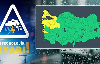 Olumsuz Hava Koşulları Nedeniyle 14 İl Sarı Kodla Uyarıldı