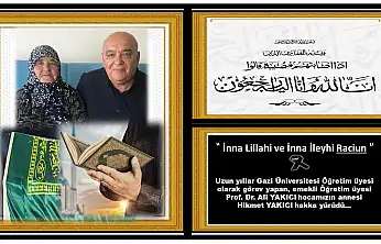 Prof. Dr. Ali Yakıcı'nın Annesi Hikmet Yakıcı Hakka Yürüdü