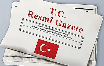 Resmi Gazete'de Bugün(9  Eylül 2026)