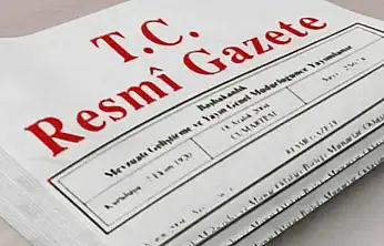 Resmî Gazete'de Bugün