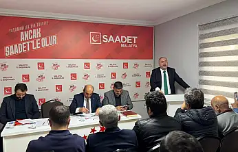 Saadet Partisi Malatya İl Başkanlığı Kasım Ayı İl Divan Toplantısı Coşkuyla Gerçekleştirildi