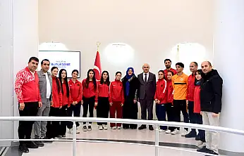 Sami Er şampiyon sporcuları ağırladı: 'Malatya'yı spor şehri yapıyoruz'