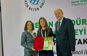 Seza Çimento'ya CSC'den 'Kaynakların Sorumlu Kullanımı' Belgesi