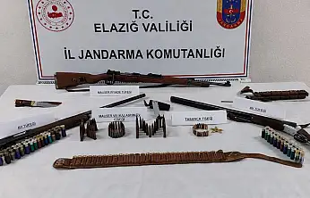 Sivrice'de Silah Operasyonu: Uzun Namlulu Silah ve Mühimmat Ele Geçirildi