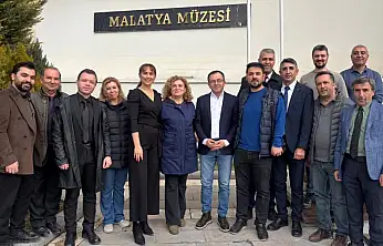 Türk Kültür Sanat Sen Heyeti Malatya'da Kurum Ziyaretlerinde Bulundu