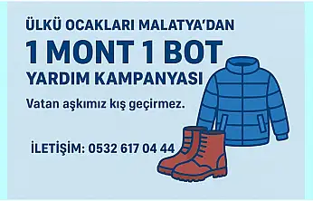 Ülkü Ocakları Malatya'dan '1 Mont 1 Bot' Yardım Kampanyası