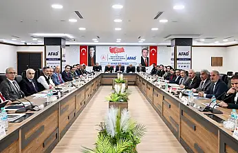 Vali Seddar Yavuz İl Afet Risk Azaltma Planı Toplantısına Katıldı