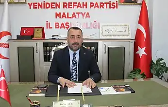 Yeniden Refah Partisi Malatya İl Başkanı Kılıç, Sarıkamış Şehitlerini Andı