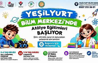Yeşilyurt Bilim Merkezi'nde Yeni Dönem Kayıtları Başladı!