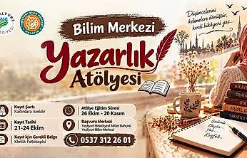 Yeşilyurt'ta Kadınlara Özel Yazarlık Atölyesi Başlıyor!