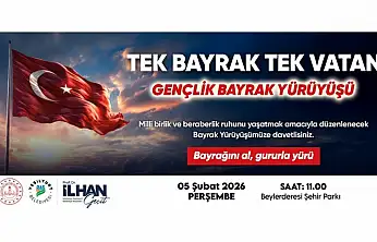 Yeşilyurt'ta 'Tek Bayrak, Tek Vatan' Yürüyüşü