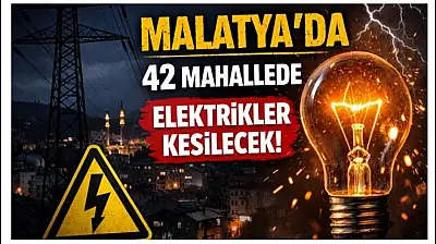 42 Mahallede Elektrikler Kesilecek