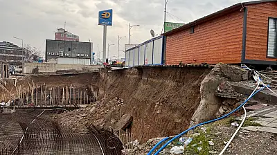 Malatya'da Yerinde Dönüşüm İnşaatında Çökme: Esnaf Tedirgin