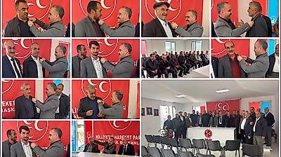 MHP Malatya İl Başkanı Şengönül'den Mamsur Aşireti Mensuplarına Üç Hilal Rozeti