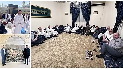 MHP MYK Üyesi Mesut Samanlı Umre Ziyaretinde Suudi Arabistan'da Kabile Büyüklerini Ziyaret Etti