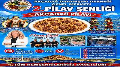 Murat Maskar'dan Malatyalılara Pilav Şenliği Daveti