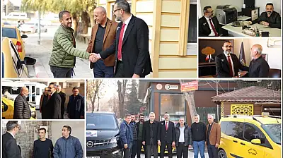 Taksi ve Galerici Esnafından Talip Şahin'e Yoğun İlgi