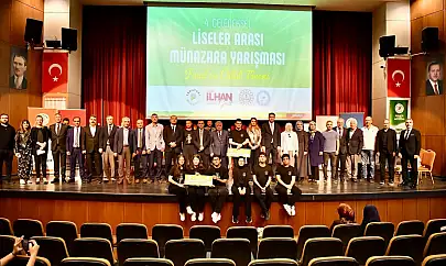 '4.Geleneksel Liseler Arası Münazara Yarışması' tamamlandı.