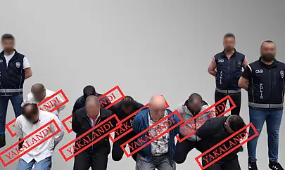 6 ilde gerçekleştirilen operasyonlarda 11 ülkede aranan 23 şüpheli yakalandı