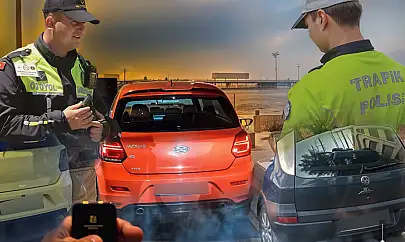 Abartı egzoz kullanan 26 bin araç ve sürücüye işlem yapıldı