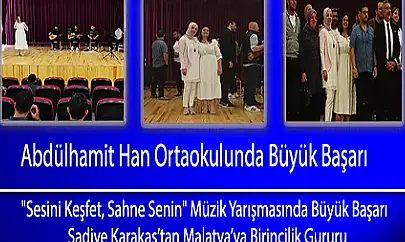 Abdülhamit Han Ortaokulunda Büyük Başarı