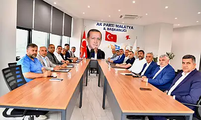 AK Parti Malatya İl Başkanı Bakan, Sendika Temsilcileriyle Bir Araya Geldi