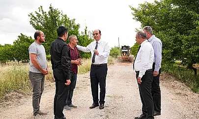 Başkan Geçit, Kırsal Mahallelerin Yollarını Mercek Altına Aldı