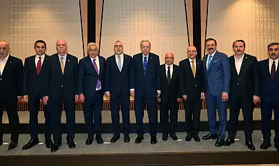 Cumhurbaşkanı Erdoğan, işçi ve işveren temsilcilerini kabul etti