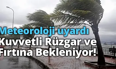Malatya Çevrelerinde Kuvvetli Rüzgar ve Fırtına Bekleniyor!