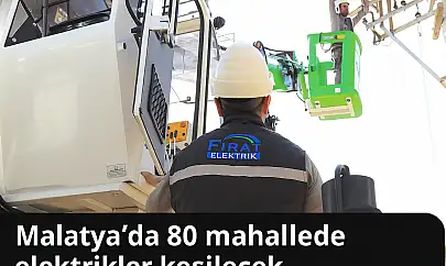 Malatya'da Bugün Geniş Kapsamlı Elektrik Kesintisi: İlçe İlçe Saatler Sürecek