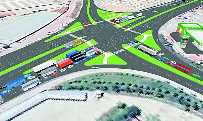 Malatya'da Köprülü Kavşak Çalışması: Trafik Tek Şeritten Kontrollü Sağlanıyor