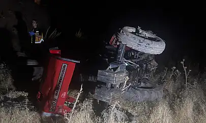 Malatya'da traktör devrildi: 1 ölü